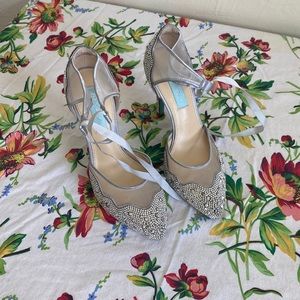 Betsy Johnson Rhinestone Heels
